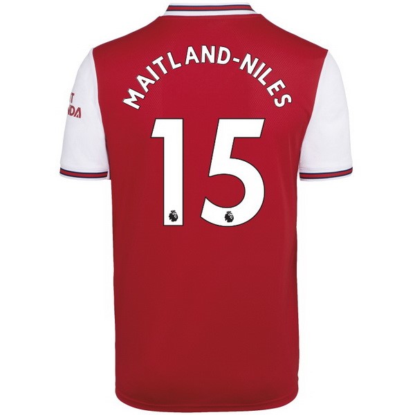 Camiseta Arsenal NO.15 Maitland Niles 1ª Kit 2019 2020 Rojo